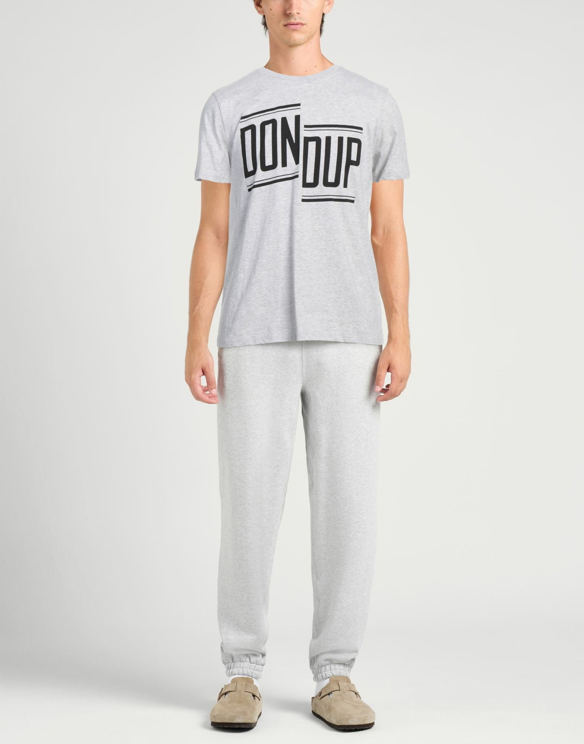 Dondup Mens T-shirt Light in Grey