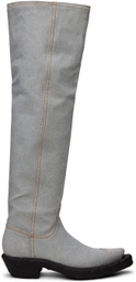 CAMPERLAB Blue Venga Tall Boots