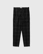 Les Deux Como Reg Check Wool Mélange Suit Pants Grey - Mens - Casual Pants