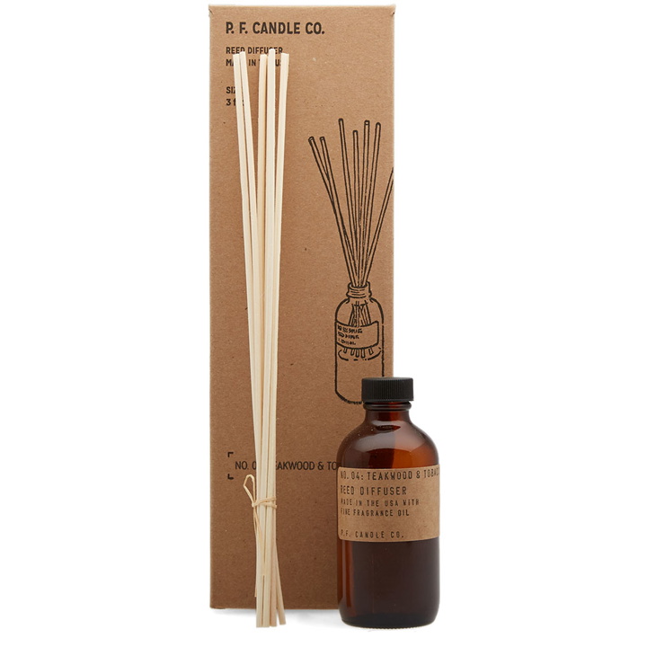 Photo: P.F. Candle Co No.04 Teakwood & Tobacco Reed Diffuser