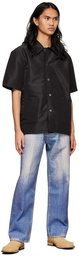 Our Legacy Black Recycled Polyester Shirt