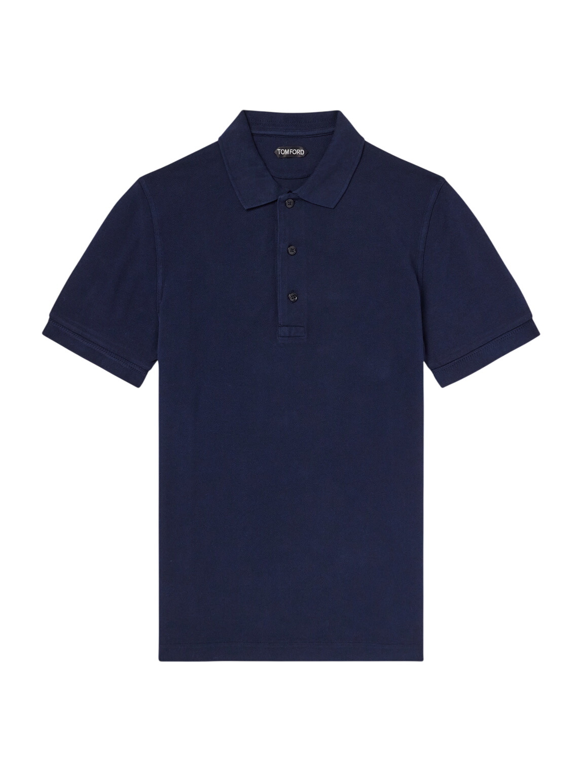 TOM FORD - Slim-Fit Garment-Dyed Cotton-Piqué Polo Shirt - Brown