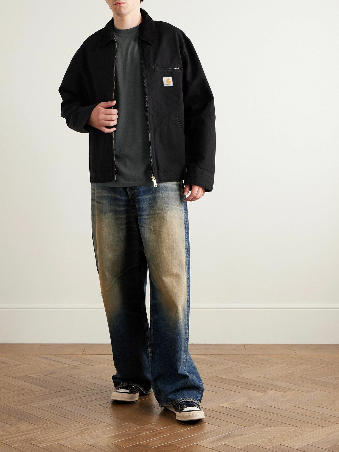 A.PRESSE - Cotton and Cashmere-Blend Jersey T-Shirt - Gray