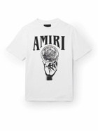 AMIRI - Printed Cotton-Jersey T-Shirt - White