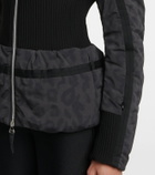 Jet Set Raffaella leopard-print ski jacket