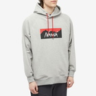 Nanga Men's Eco Hybrid Box Logo Hoody in Light Grey