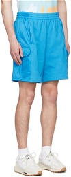 adidas x IVY PARK Blue Cotton Shorts