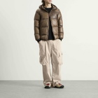 NANGA Men's Hinoc Ripstop Field Cargo Trousers in Light Grey