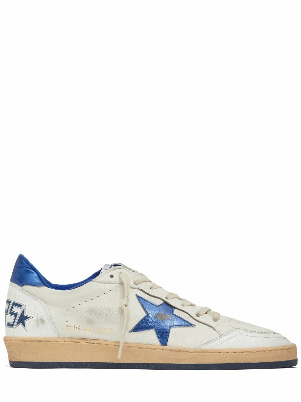 Photo: GOLDEN GOOSE - 20mm Ball Star Nappa Laminated Sneakers