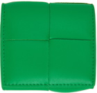 Bottega Veneta Green Folded Coin Pouch