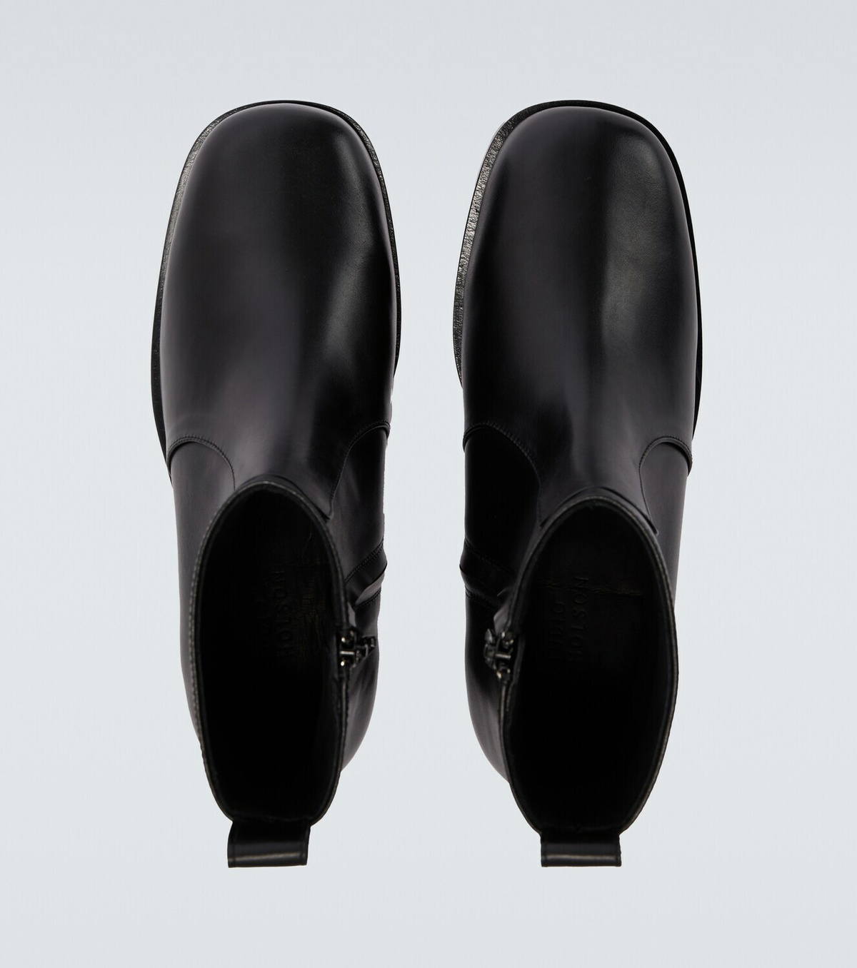 Studio Nicholson Square leather ankle boots