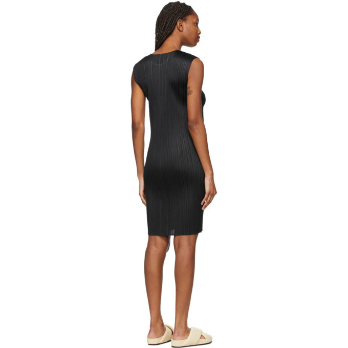 Pleats Please Issey Miyake Black Basics Dress Pleats Please