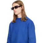 LOEWE Purple Rectangular Sunglasses