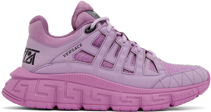 Photo: Versace Purple Trigreca Sneakers