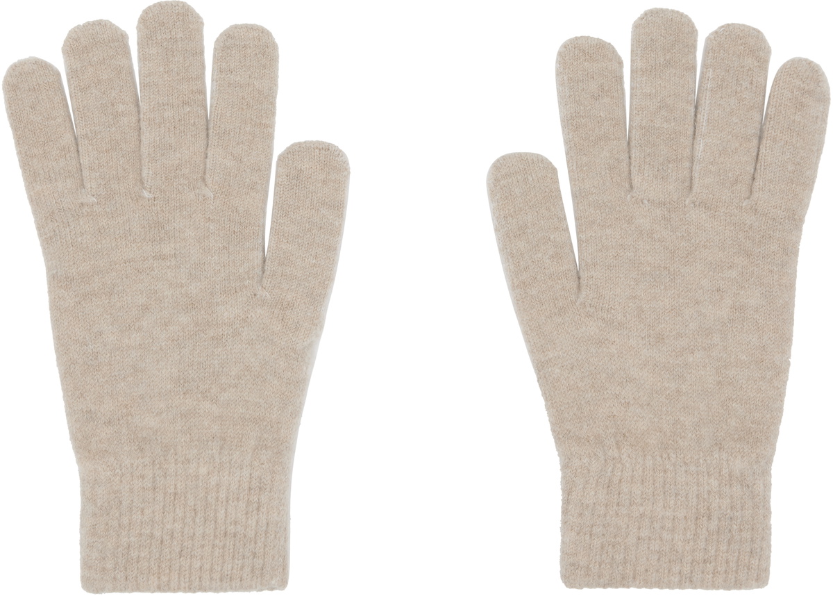 Yves Salomon Beige Cashmere Gloves