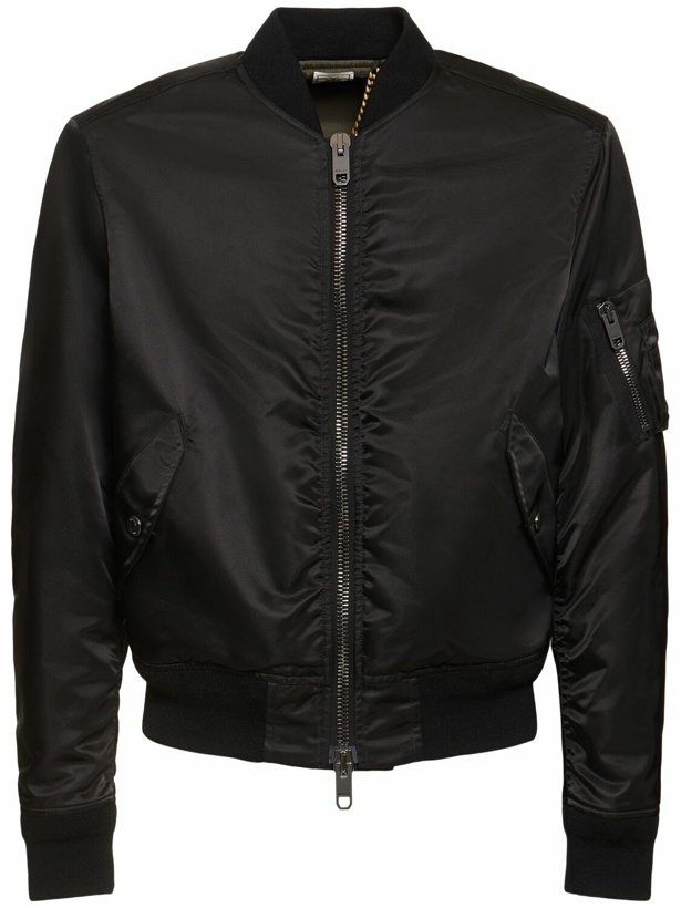 Photo: BALLY Adrien Brody Nylon Bomber Jacket