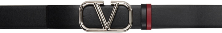 Photo: Valentino Garavani Reversible Black VLogo Belt