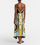 La DoubleJ Turn Around silk crêpe de chine midi dress