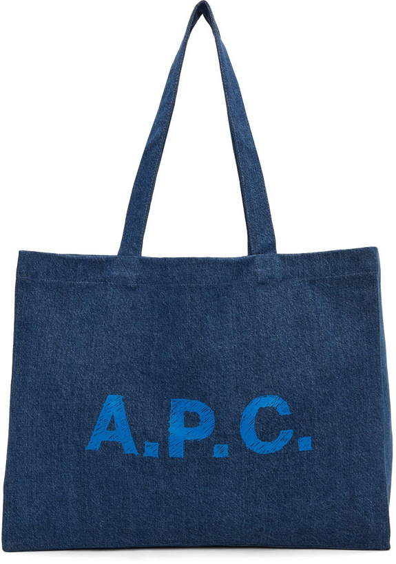 Photo: A.P.C. Blue Denim Diane Tote