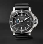 Panerai - Luminor Submersible 1950 Amagnetic 3 Days Automatic 47mm Titanium and Rubber Watch, Ref. No. PAM01389 - Silver