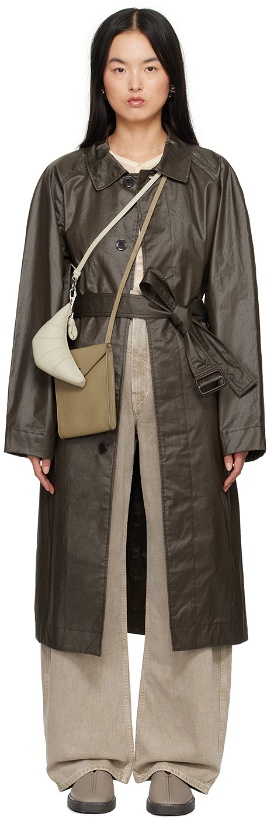 Photo: LEMAIRE Brown Belted Rain Coat