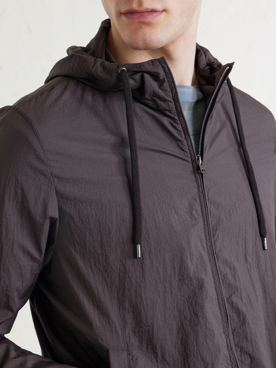 Herno - Shell Hooded Jacket - Brown