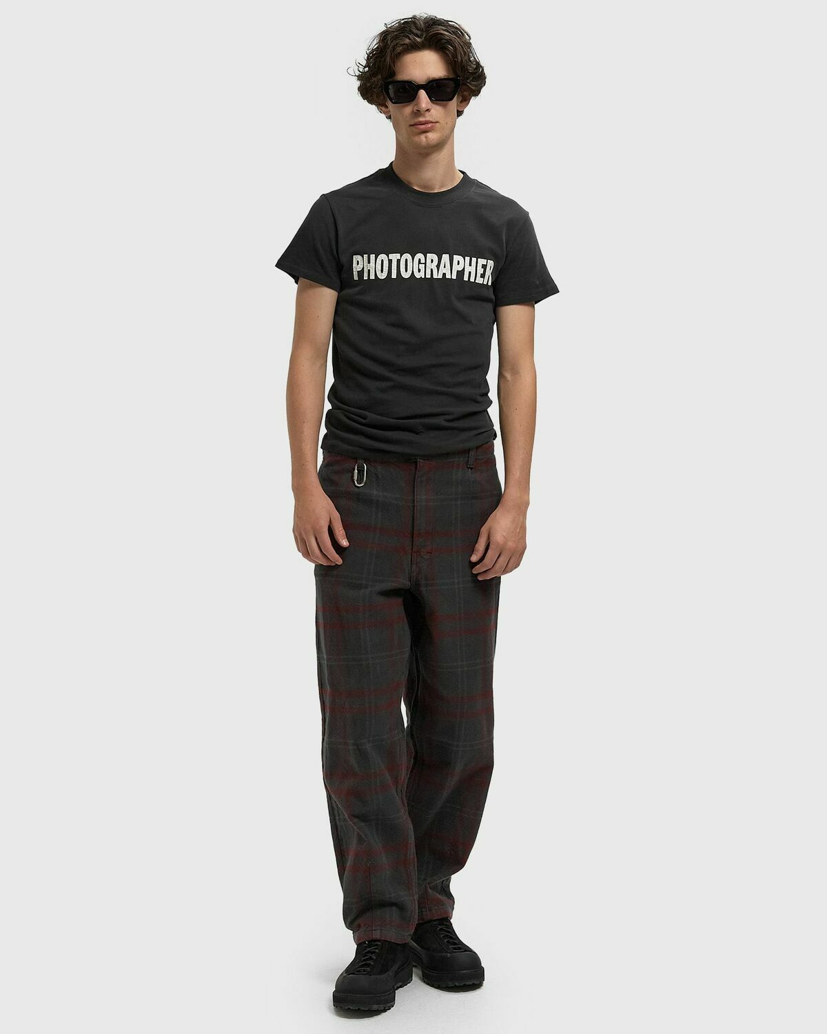 ERL PHOTOGRAPHER T-SHIRT KNIT Black Mens Shortsleefe