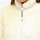 Jil Sander Women's Plus Fleece Jacket With Print in Haze