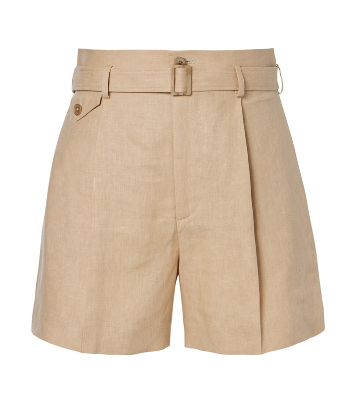 Photo: Ralph Lauren Collection Belted linen shorts