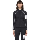 Thom Browne Black Flyweight Compression Tech 4-Bar Jacket