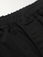 Stussy - Brushed Cotton-Twill Shorts - Black
