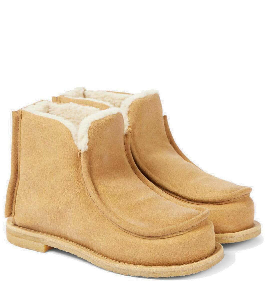 JW Anderson Tan Fisherman Boots JW Anderson