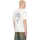 Kenzo White Kenzo Paris 'KENZO Tulip' Embroidered T-shirt