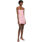 Gauntlett Cheng SSENSE Exclusive Pink Elasticated Floral Dress