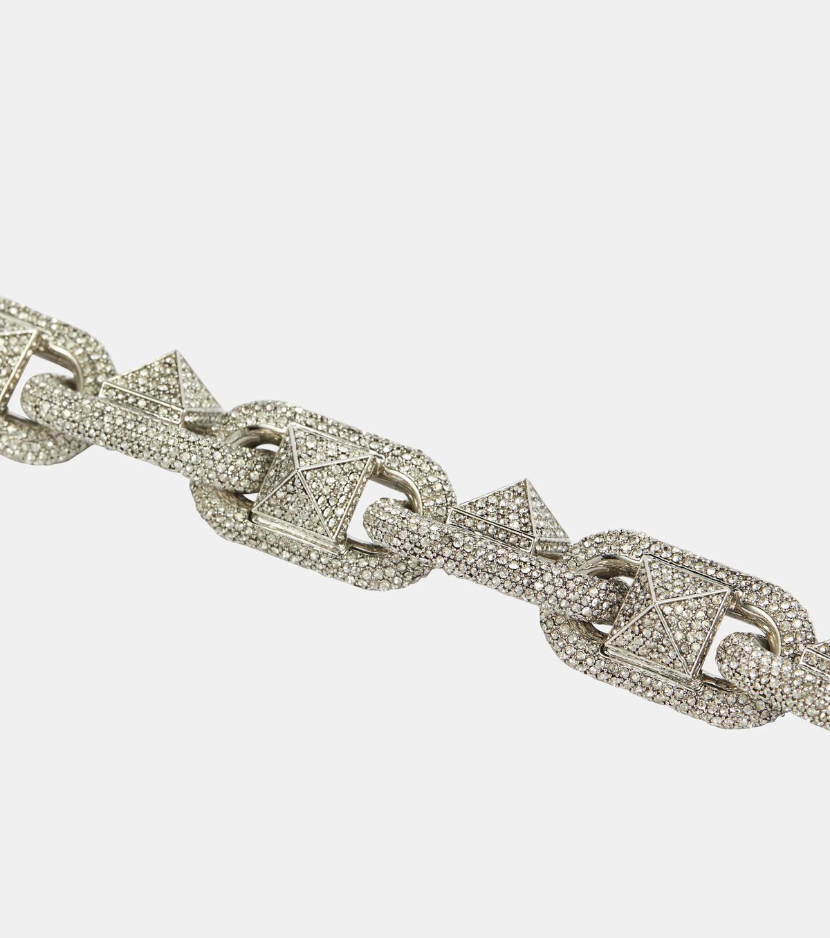 Valentino Rockstud Swarovski-embellished bracelet