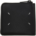 Maison Margiela Black Zipper Wallet