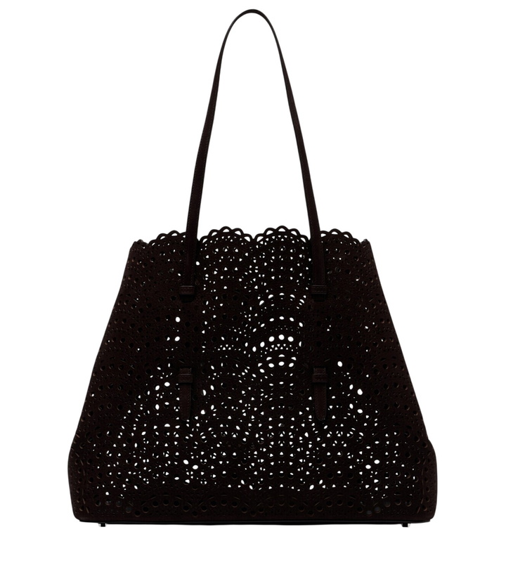 Photo: Alaïa Mina 37 Large leather tote bag