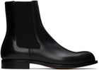 The Row Black Novus Chelsea Boots