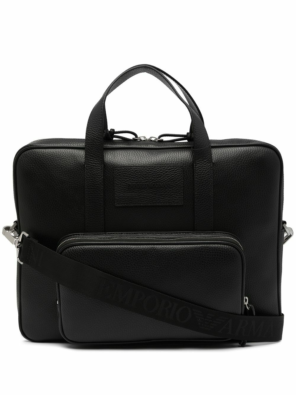 Photo: EMPORIO ARMANI - Leather Briefcase