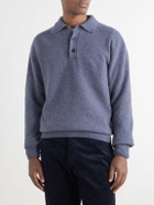 Sunspel - Wool Polo Shirt - Blue