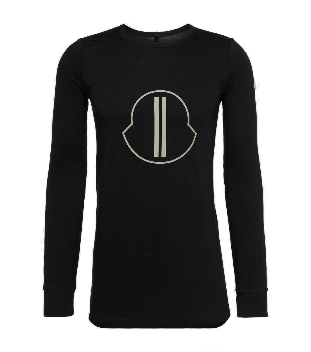 Moncler Genius x Rick Owens logo cotton jersey T-shirt