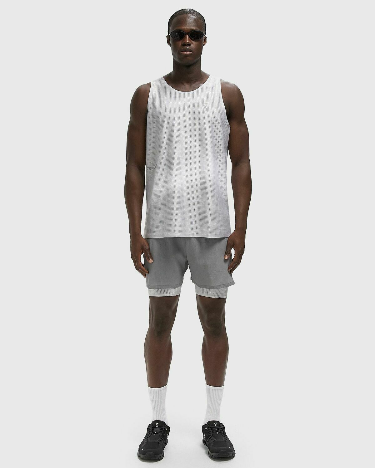 ON Pace Shorts Grey Mens Sport & Team Short