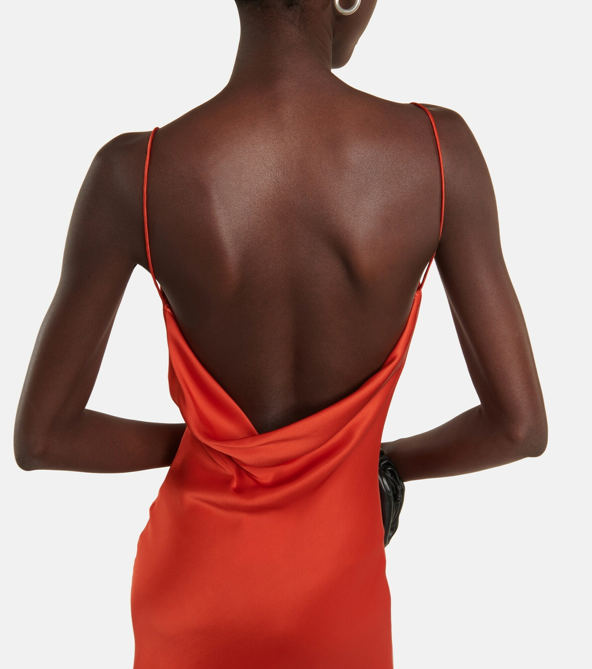 Stella McCartney - Asymmetric cowl-neck slip dress Stella
