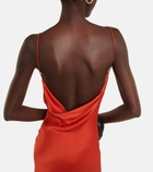 Stella McCartney - Asymmetric cowl-neck slip dress