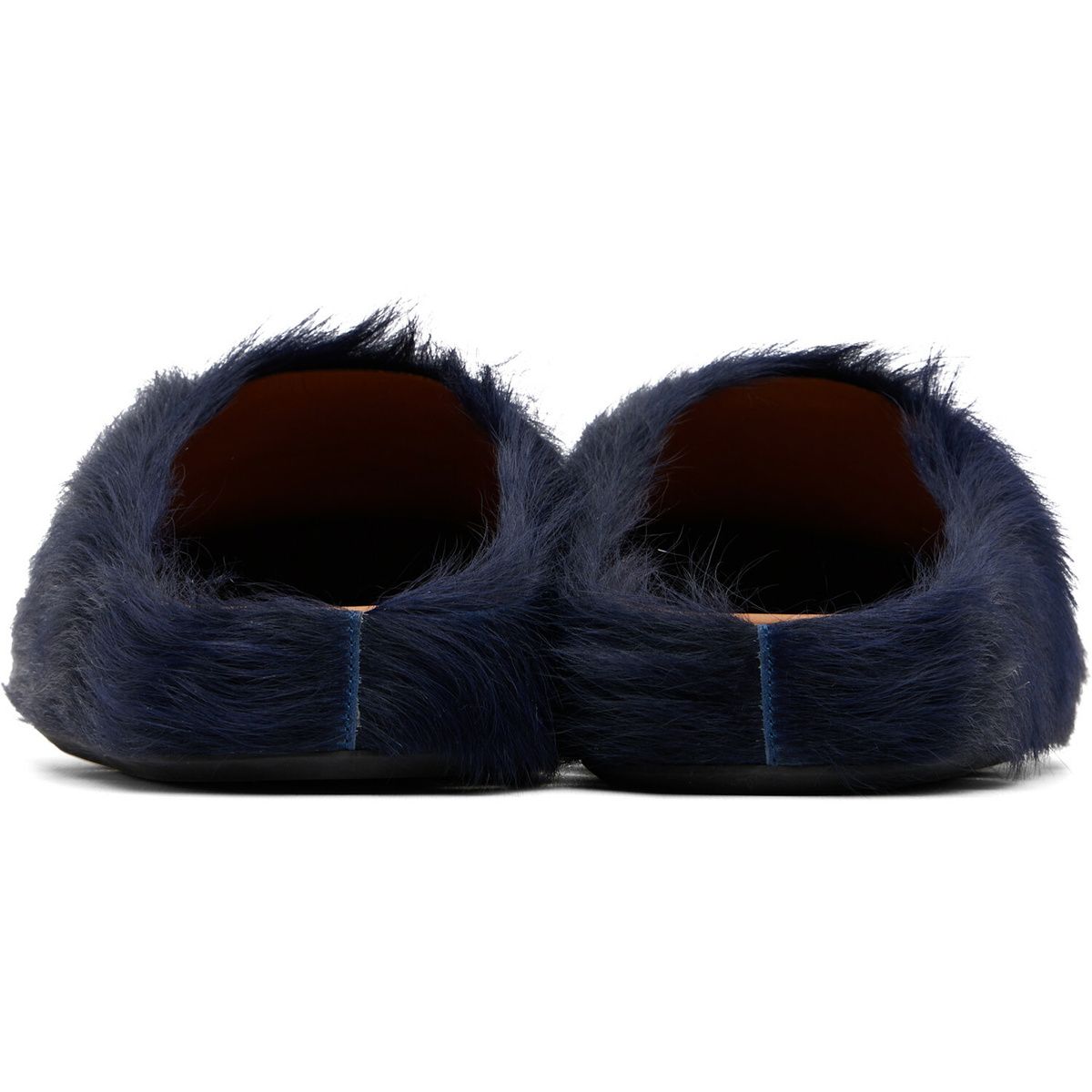 Marni Navy Fussbett Sabot Slip-on Loafers