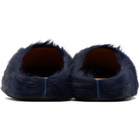 Marni Navy Fussbett Sabot Slip-on Loafers
