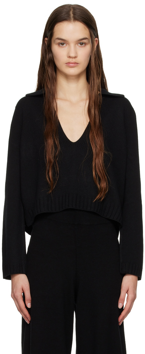 LESET Black Zoe Sweater