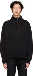 CDLP Black Half-Zip Sweatshirt