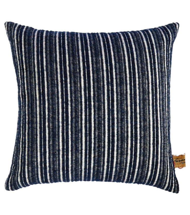 Photo: The House of Lyria Cornelius wool and cotton striped cushion