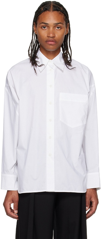 Photo: LOW CLASSIC White Sleeve Point Shirt